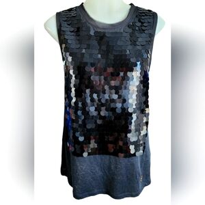 Juicy Couture Black Sequined Top Vintage